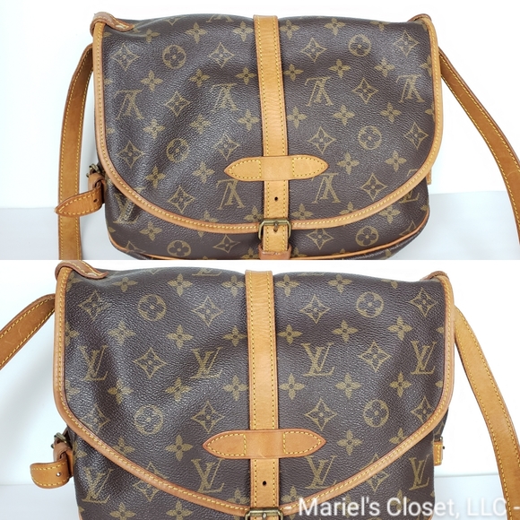 Authentic Louis Vuitton Saumur 30 Crossbody Bag #2583M - Picture 4 of 9